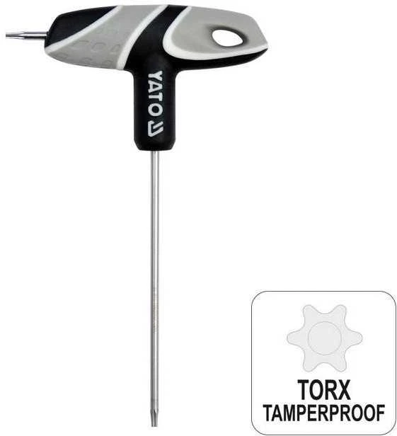 YATO TORX L-RAKTAS SU T10 RANKENA, SU ANGA