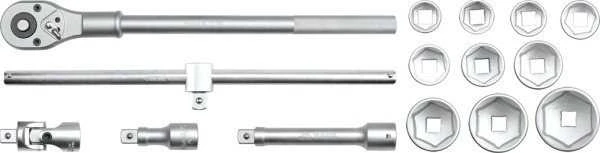 YATO KLUCZE NASADOWE 15 vnt. 3/4" 1334