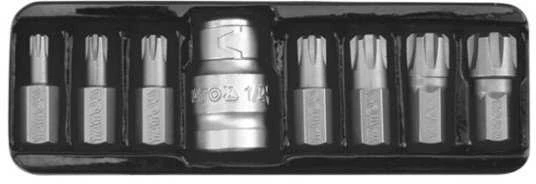 YATO KOŃCÓWKI RIBE 8elem. M5-M14 + ADAPTER 0418