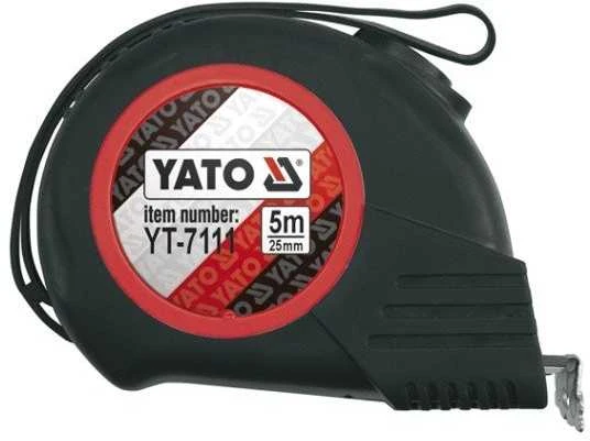YATO MIARA ZWIJANA 5m Z MAGNESEM, GUMOWANY KORPUS 7111