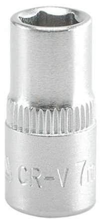 YATO šešiakampė galvutė 1/4" trumpa 7 mm