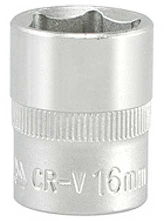 YATO šešiakampė galvutė 3/8" trumpa 16mm