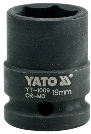 YATO NASADKA UDAROWA SZEŚCIOKĄTNA 1/2" KRÓTKA 19mm