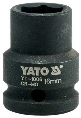 YATO ŠEŠIAKAMPIS SMŪGINIS ANTGALIS 1/2" TRUMPAS 16mm