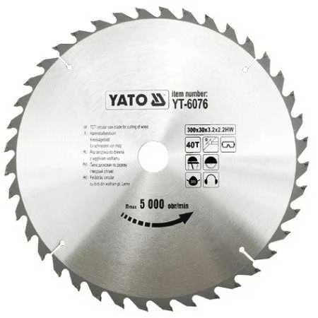 YATO WIDI diskinis pjūklas 300x30 mm 40 dantukų 6076