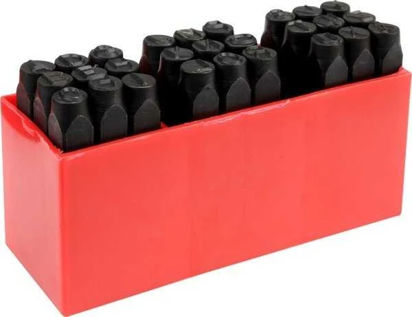 YATO raidžių žymekliai 27 vnt. 8 mm 6863