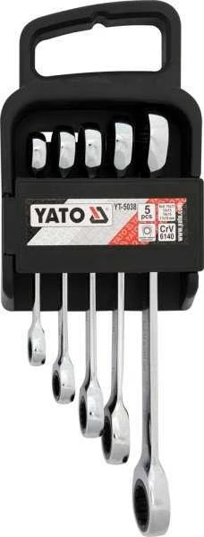 YATO RATCHET RETCHET VERŽTAŽRAKČIŲ RINKINYS 5 vnt. 5038