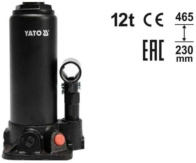 YATO stūmoklio sujungimas HIDRAULINIS stūmoklis 12T 230-462mm