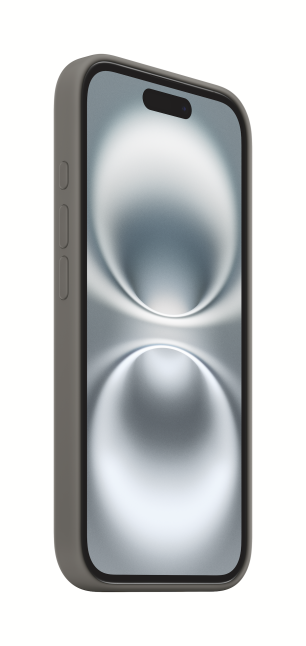 Apple iPhone 16 Silikoninis dėklas with MagSafe - Stone Gray