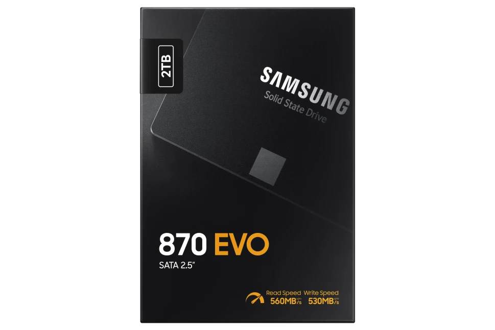 Kietasis vidinis diskas SSD SAMSUNG 870 EVO 2TB/SATA 3.0|MLC/MZ-77E2T0B/EU