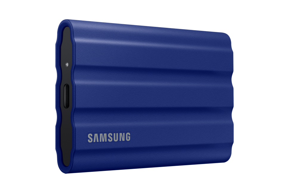 Išorinis kietasis diskas SSD SAMSUNG T7/1TB/USB 3.2/Rašymo greitis 1000 MB/sek/Skaitymo greitis 1050 MB/sek/MU-PE1T0R/EU