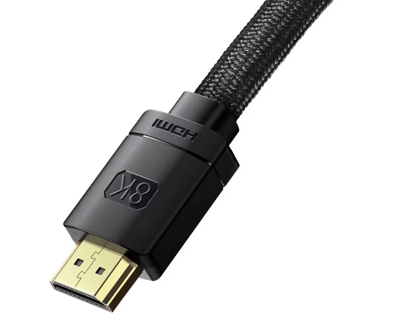 Kabelis HDMI-HDMI kištukai 2.0m (HDMI 2.1) juodas 8K 60Hz 48Gbps / 4K 120Hz, BASEUS