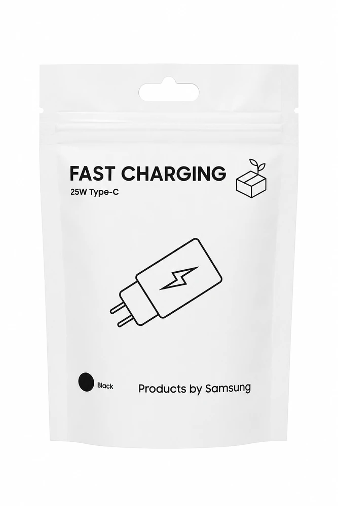 By Samsung Travel adapter (TA800) (w/o cable), Juodas
