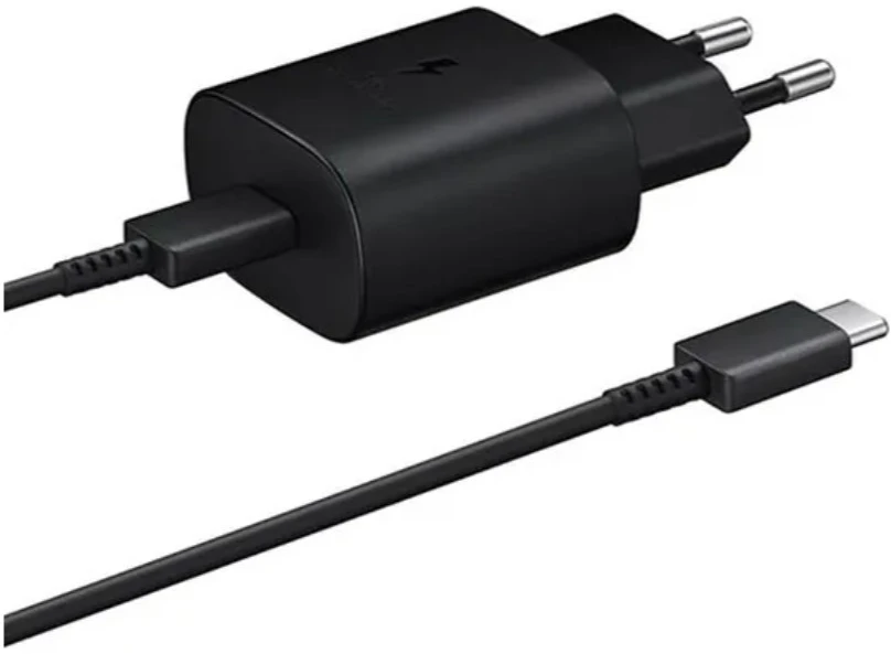 By Samsung Travel adapter (TA800) (with Type-C to Type-C cable), Juodas