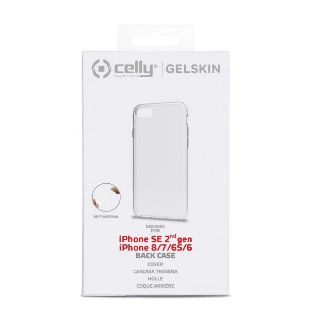 Dėklas CELLY TPU DANGTELIS IPHONE 7 SKAIDRUS