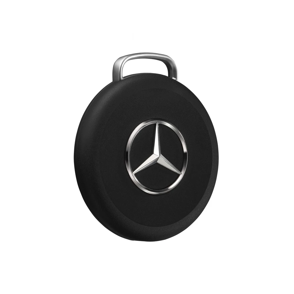 Chipolo LOOP Mercedes – Rechargeable Bluetooth Tracker with Silicone Loop for iOS & Android, Juodas