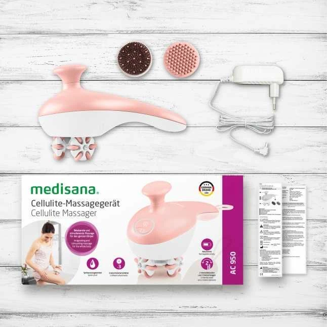 Medisana | Celiulito masažuoklis | AC 950 | Galios lygių skaičius 2 | Rožinė
