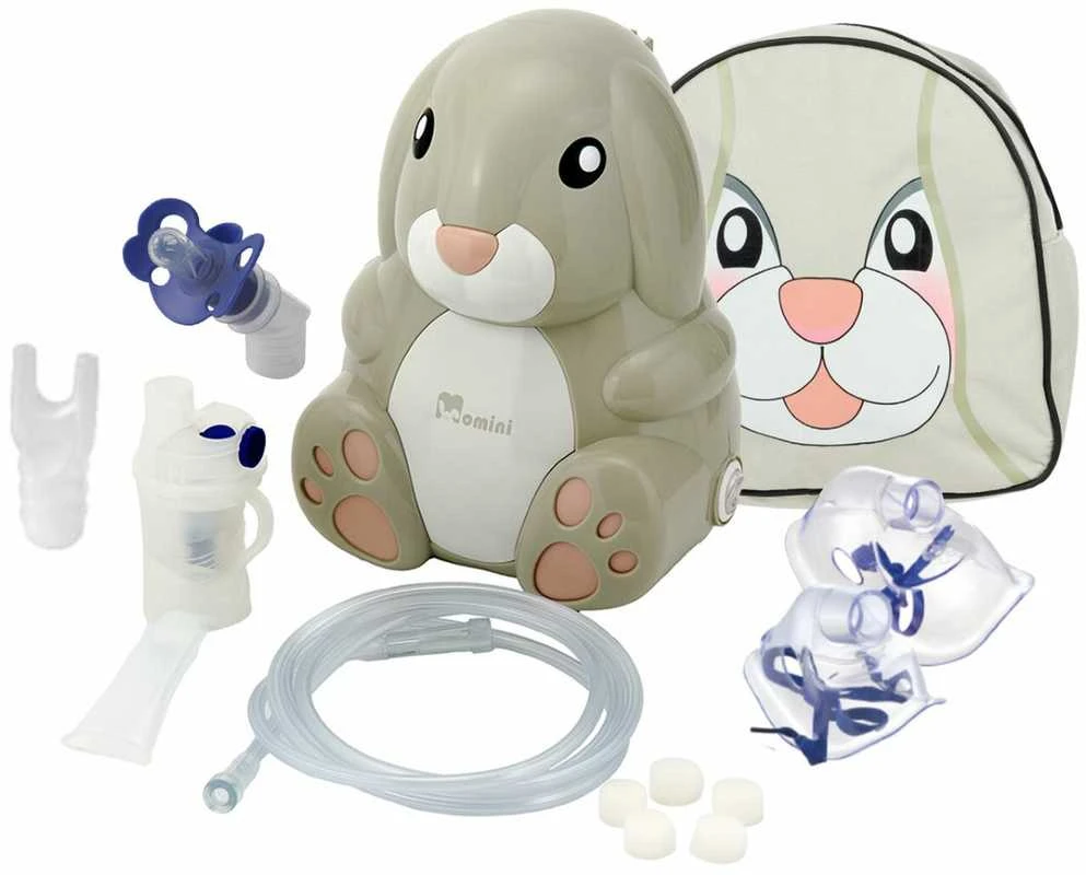 Kompresorius ir inhaliatorius Momini Compressor NebuBunny
