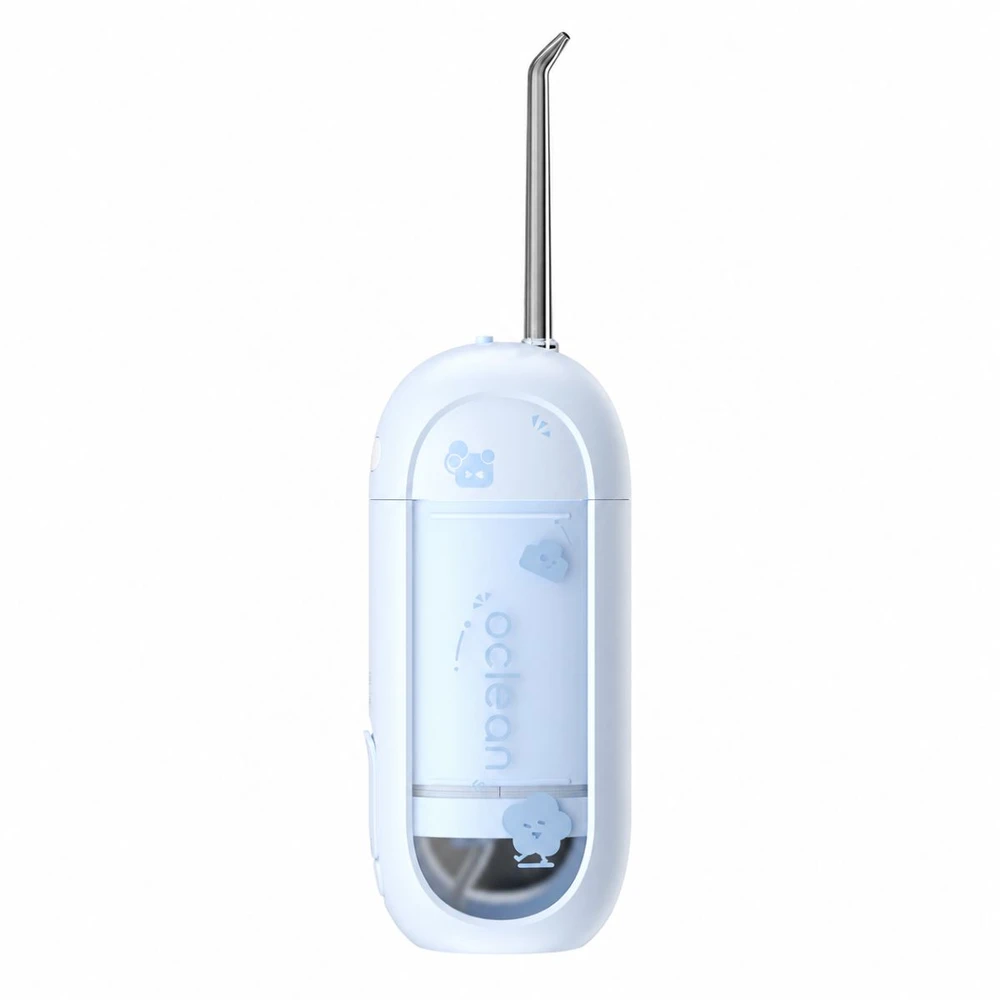 Dantų šepetėlis Burnos irigatorius - Oclean W Kids, Mėlynas, 45–140 PSI, 3 Režimai, 150 ml Talpa, Mėlynas