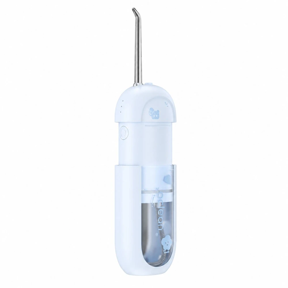 Dantų šepetėlis Burnos irigatorius - Oclean W Kids, Mėlynas, 45–140 PSI, 3 Režimai, 150 ml Talpa, Mėlynas