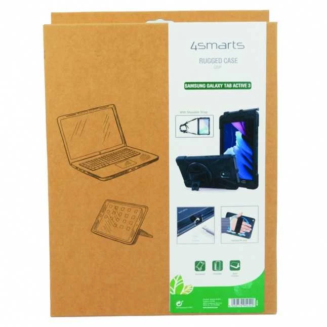 4Smarts tvirtas dėklas-laikiklis, skirtas Samsung Galaxy Tab Active3/Active5, juodas