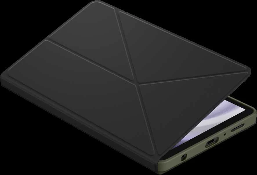Samsung Book Cover atverčiamas planšetinio kompiuterio dėklas skirtas Samsung Galaxy Tab A9+, Juodas (EF-BX210TBEGWW)
