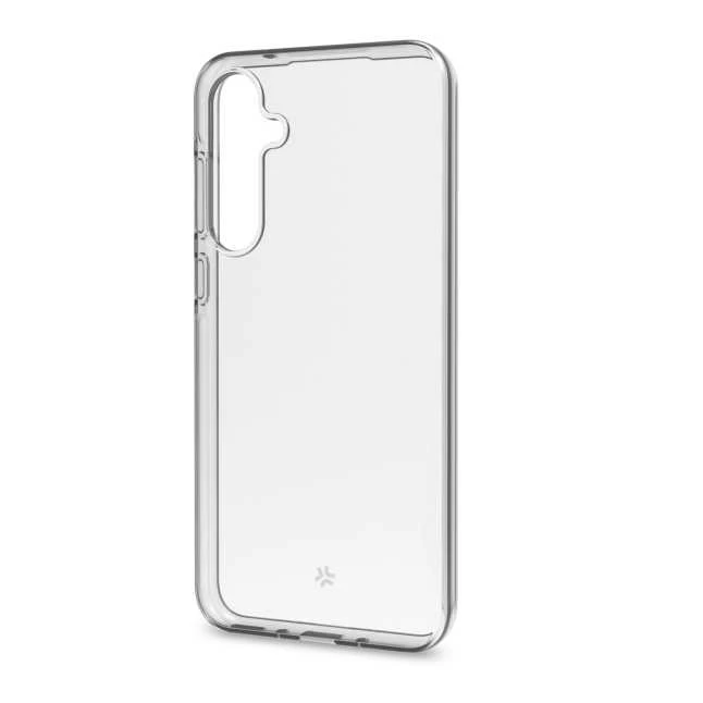 Dėklas CELLY gelinės odos galinis dangtelisSamsung Galaxy A55 5G, skaidrus