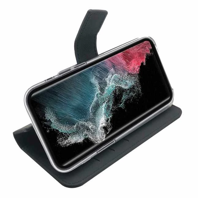 Dėklas CELLY Wally case Samsung GALAXY S23 5G Juodas