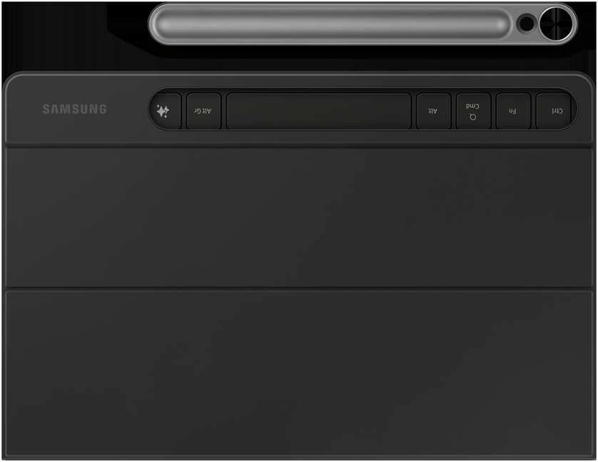 112803 Samsung Galaxy TAB S9 11.0 / S9 FE 10.9 Samsung Book Cover Keyboard Slim (EF-DX720UBEGWW) juodos spalvos