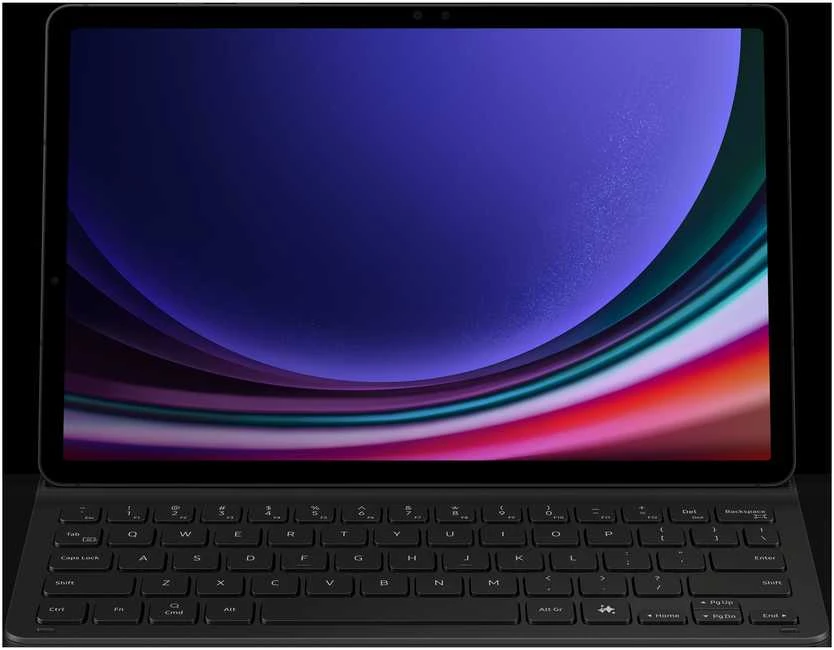 112803 Samsung Galaxy TAB S9 11.0 / S9 FE 10.9 Samsung Book Cover Keyboard Slim (EF-DX720UBEGWW) juodos spalvos
