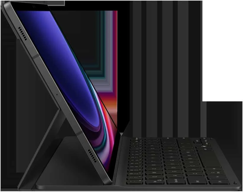 112803 Samsung Galaxy TAB S9 11.0 / S9 FE 10.9 Samsung Book Cover Keyboard Slim (EF-DX720UBEGWW) juodos spalvos