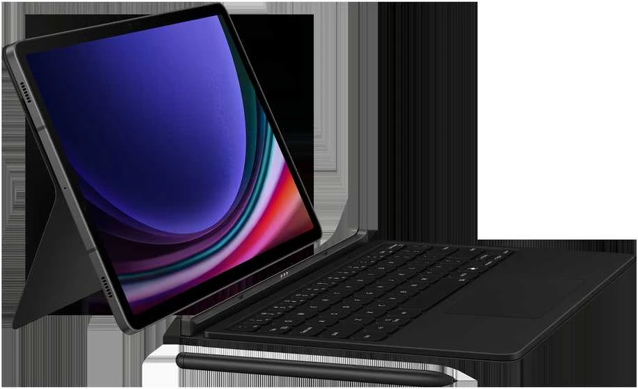 112803 Samsung Galaxy TAB S9 11.0 / S9 FE 10.9 Samsung Book Cover Keyboard (EF-DX725UBEGWW) juodos spalvos
