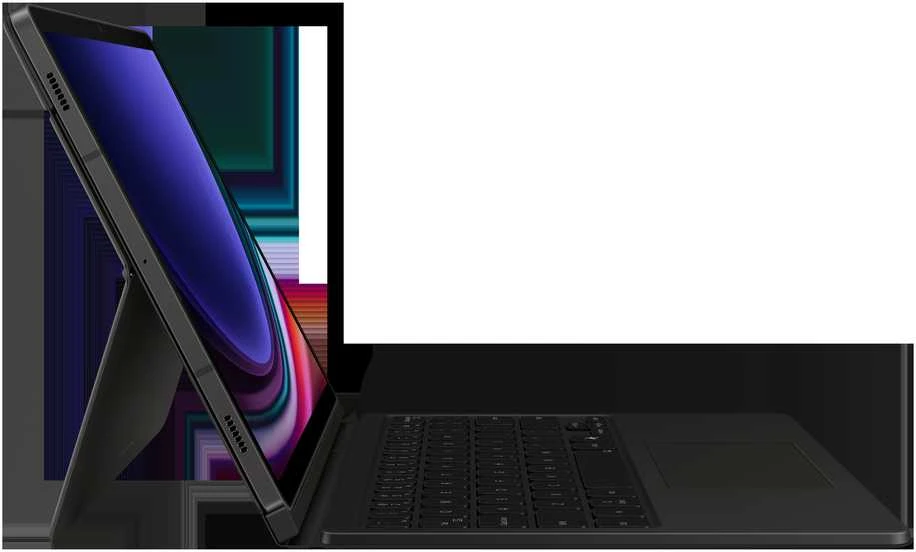 112803 Samsung Galaxy TAB S9 11.0 / S9 FE 10.9 Samsung Book Cover Keyboard (EF-DX725UBEGWW) juodos spalvos