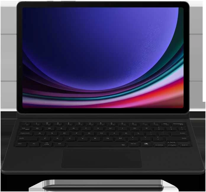 112803 Samsung Galaxy TAB S9 11.0 / S9 FE 10.9 Samsung Book Cover Keyboard (EF-DX725UBEGWW) juodos spalvos