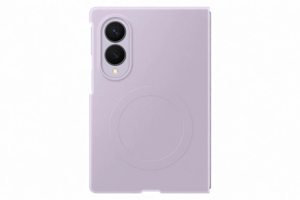 Dėklas EF971CVE silikoninis magnetas „Samsung Galaxy Fold 8“, violetinis