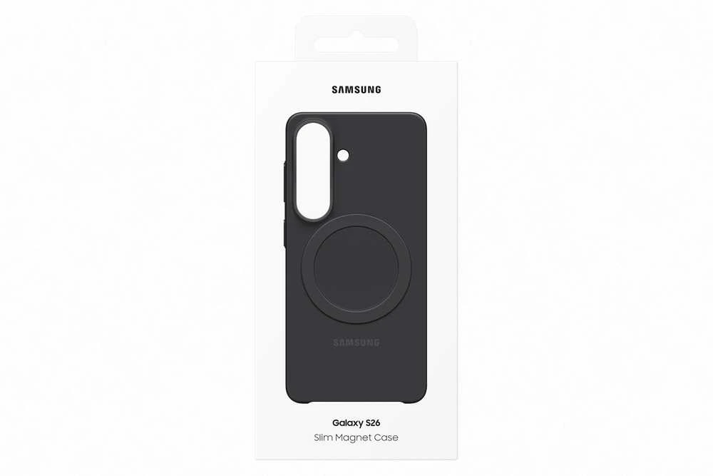 Dėklas Samsung Galaxy S26 Silicone Magnet Cover Juodas