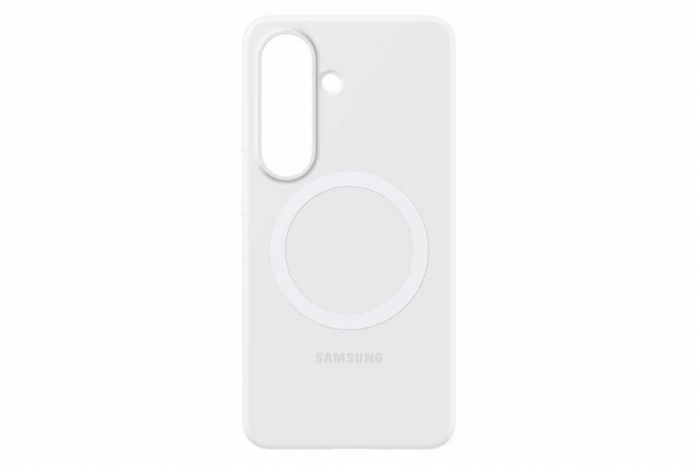 ES942CW silikoninis magnetinis dėklas Samsung Galaxy S26, baltas