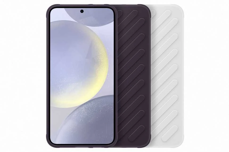 Dėklas „Samsung Galaxy S24 Shield Cover“ šviesiai pilkas