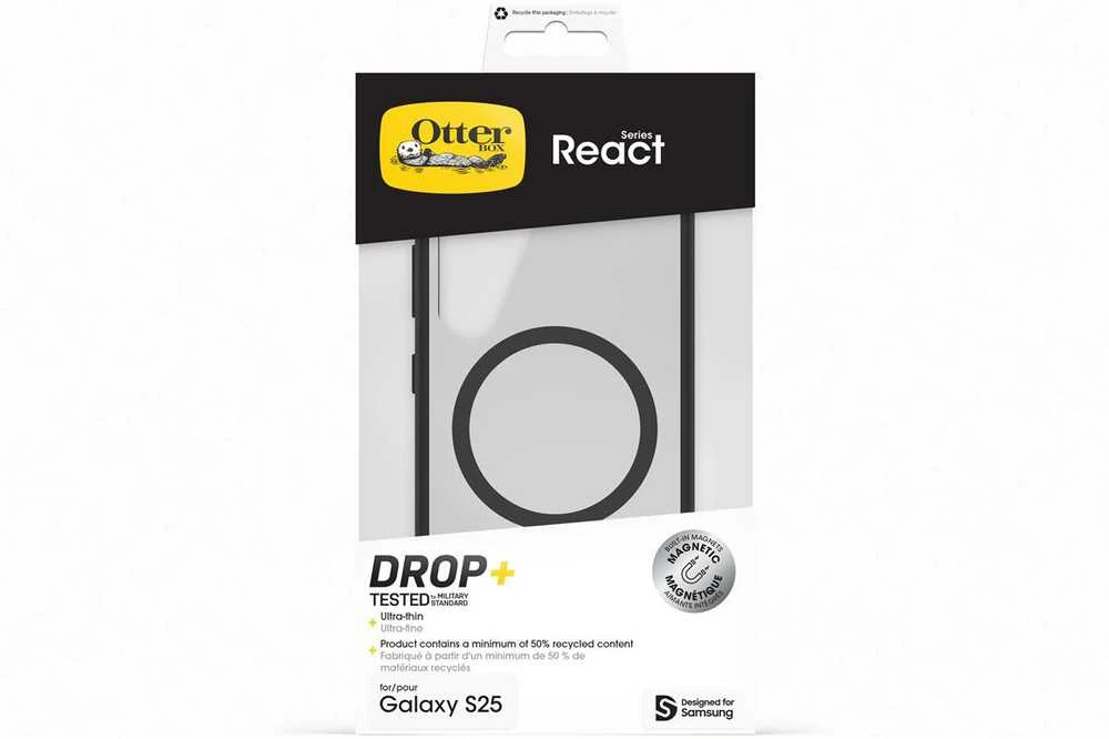 Dėklas FPS931OBJTW React Magnet Case Samsung Galaxy S25, Transparency