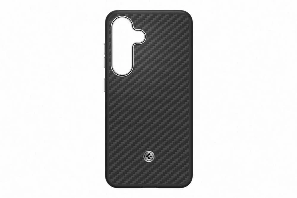 Dėklas FPS931PGABW Enzo Aramid Case Samsung Galaxy S25, Juodas Sidabrinis