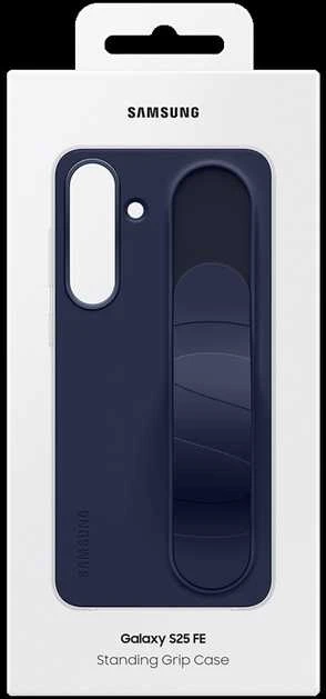 Samsung Galaxy S25 FE dėklas stovint, tamsus Mėlyna