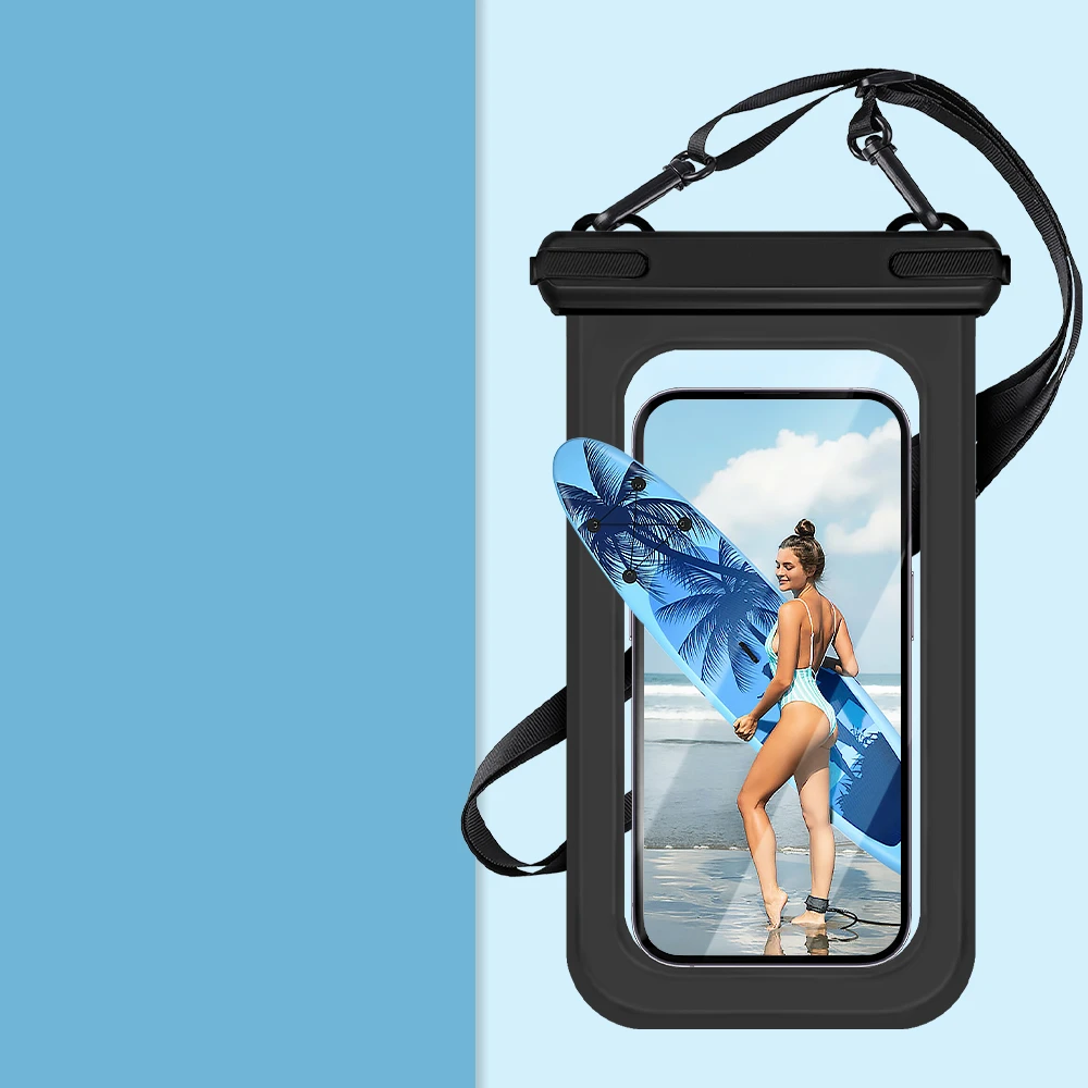 Dėklas Just_Must JUST MUST Atsparus vandeniui Phone Pouch Juodas