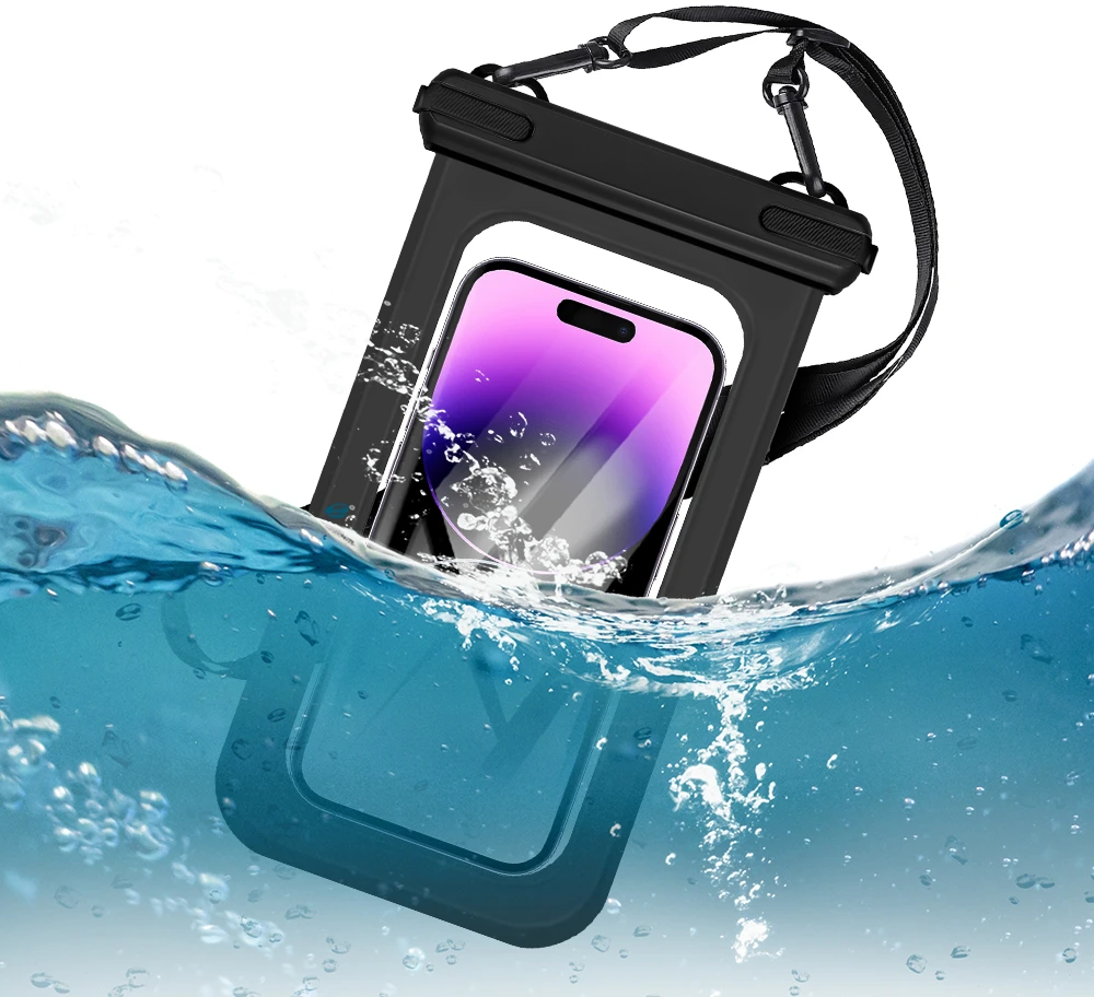 Dėklas Just_Must JUST MUST Atsparus vandeniui Phone Pouch Juodas