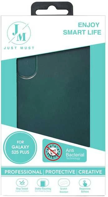 Dėklas Just Must JM ANTI-BACTERIA TPU for Galaxy S25 Plus Clear