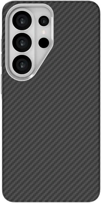 Dėklas Just Must JM PLATINUM CARBON with magsafe for Galaxy S26 Ultra Juodas