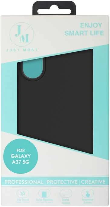 Dėklas Just Must JM REGULAR DEFENSE SILICONE for Galaxy A37, Juodas