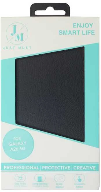 Dėklas Just Must JM STAND FLIP CASE for Galaxy A26 Juodas