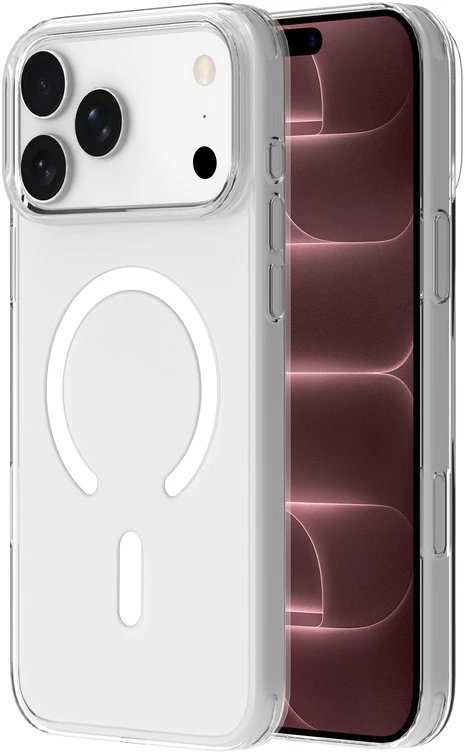 Dėklas JUST MUST MAGSAFE CRYSTAL I for iPhone 18 Pro Clear.