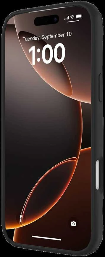 Dėklas JUST MUST REGULAR DEFENSE SILICONE with MAGSAFE for iPhone 17 Pro Max Juodas