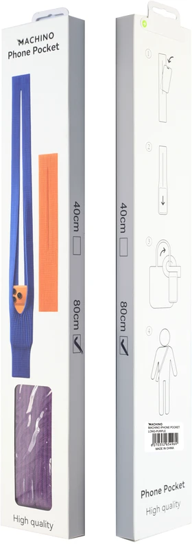 Dėklas MACHINO iPhone sock LONG SIZE (80cm) Violetinė
